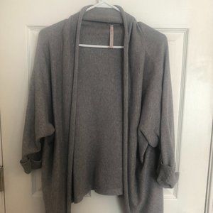 Drape front cardigan